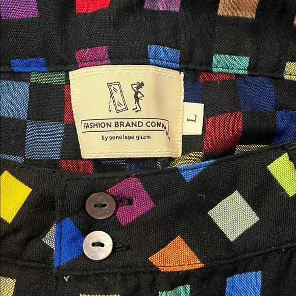 Fashion Brand Company pantone color check pants